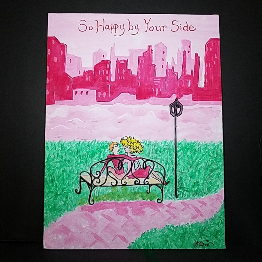 Happy by your side Painting